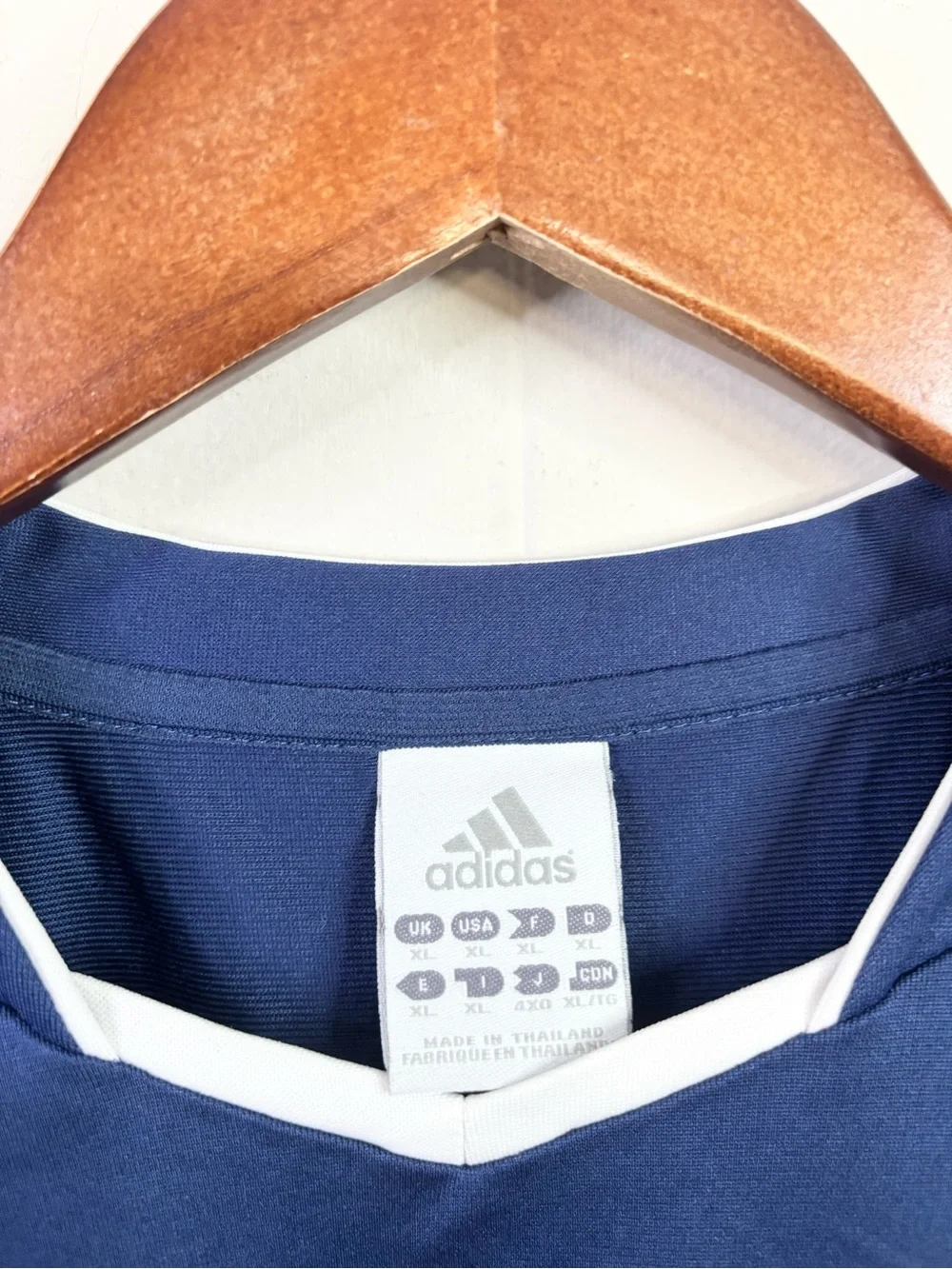 Adidas americas soccer club jersey navy blue white size XL men’s vintage
